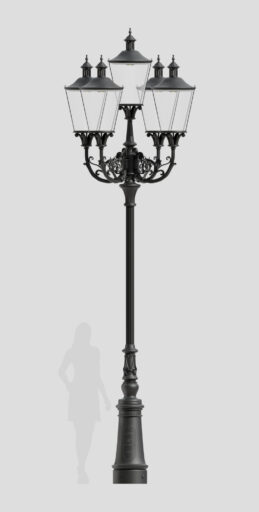 Hoge lantaarn, vierarmig B5A/03