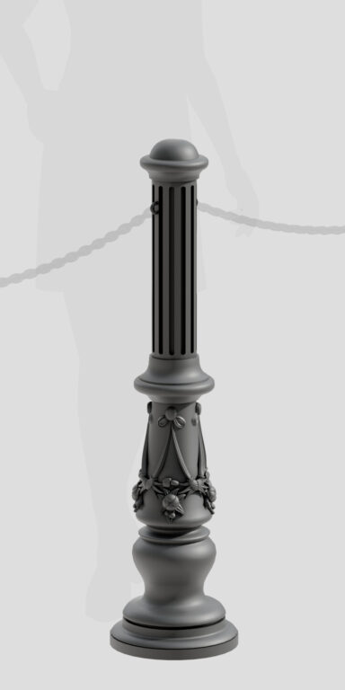 Afrastering S10, afrasteringselement