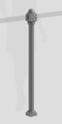 Afrastering S3, onderdeel van het afrasteringssysteem