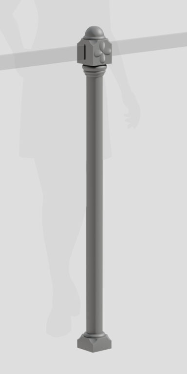 Afrastering S3, onderdeel van het afrasteringssysteem