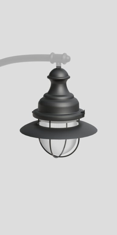 Upgrade 04 Aries Loft armatuur, met baldakijn