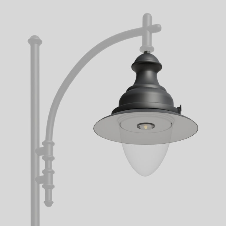 04 Aries B, armatuur met conische kap.