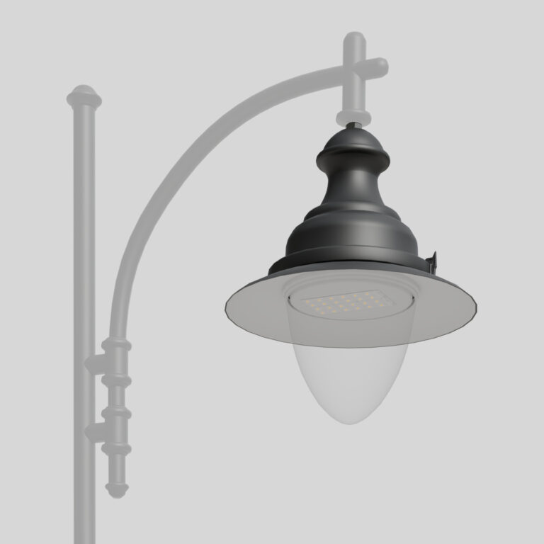 04 Aries B, armatuur met conische kap.